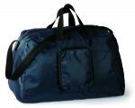 New black foldable nylon bag adjustable travel bag