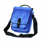 Made of 840D polyester deep blue single shoulder bag