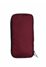 Wine red men's handbags special card bag purse