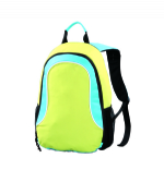 Zippered front pocket with organizer school bag rucksack