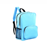 Mini style light blue soft backpack school bags