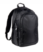 Adjustable air-mesh padded shoulder strap black backpacks