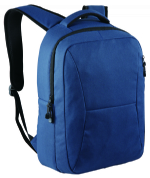 Front pocket with velcro closure blue rucksack backpack