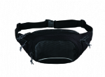 Black sport waist bag adjustable men waist bag