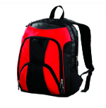 Hot sale black and red school backpack bag