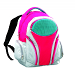 Multi-colors front pocket with velcro closure laptop backpack
