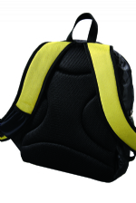 Black and yellow thich air-mesh padded back waterproof backpack