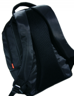 Adjustablew padded carry handle black with orange backpack