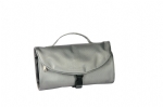 Buckle closure light grey cosmetic bags from Evertop