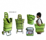 Shopping trolley bag with chair,easy and happy shopping for you