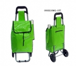 Eco-friendly green trolley shopping bag from china